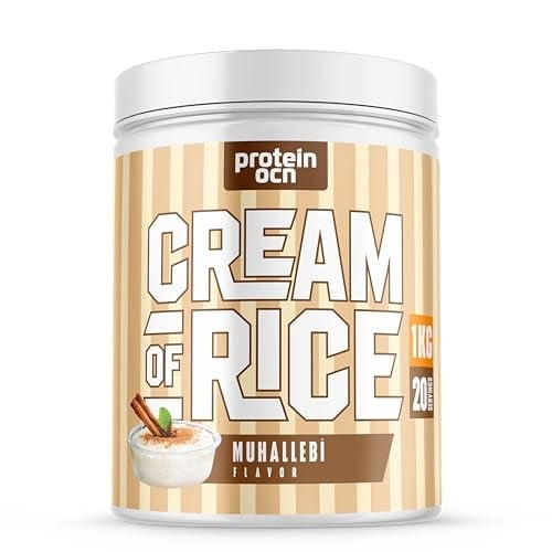 Proteinocean Cream of Rice Pirinç Kreması Muhallebi 1kg 20 Servis - Seçenekler: Muhallebi, Blueberry Muffin, Lemon Cheesecake, Çikolata...