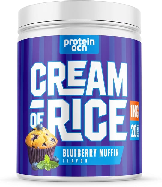 Proteinocean Cream of Rice Pirinç Kreması Muhallebi 1kg 20 Servis - Seçenekler: Muhallebi, Blueberry Muffin, Lemon Cheesecake, Çikolata...