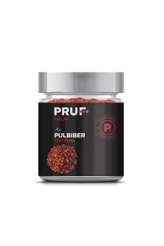 Pruf Acı Pul Biber 130 Gr. Cam Kavanoz