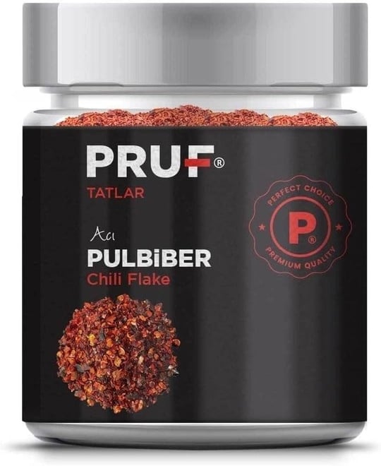 Pruf Acı Pul Biber 130 Gr. Cam Kavanoz