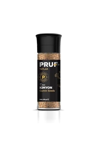Pruf Kimyon Tane/Cumin Seeds 45 Gr. Sağlıklı Cam Şişe