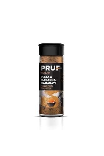 Pruf Pizza Makarna Baharatı/Pizza Pasta Seasoning 45 Gr. Sağlıklı Cam Şişe