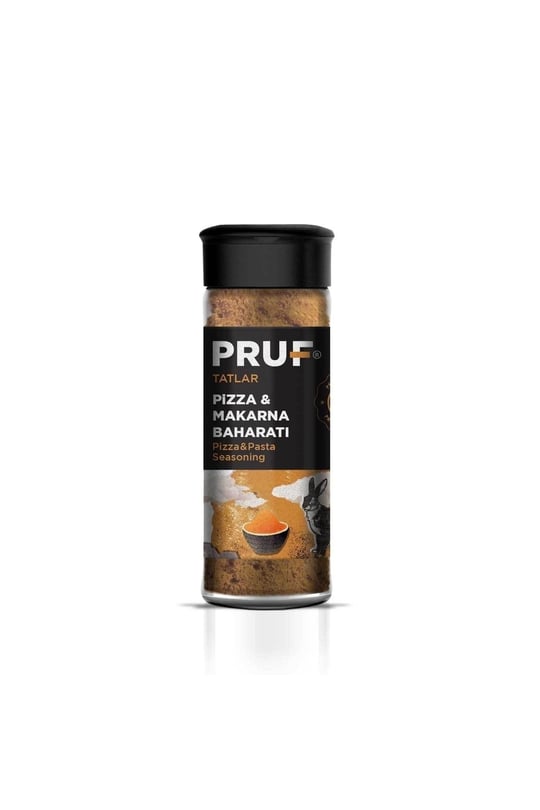 Pruf Pizza Makarna Baharatı/Pizza Pasta Seasoning 45 Gr. Sağlıklı Cam Şişe
