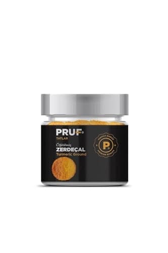 Pruf Zerdeçal Öğütülmüş 130 Gr. Cam Kavanoz