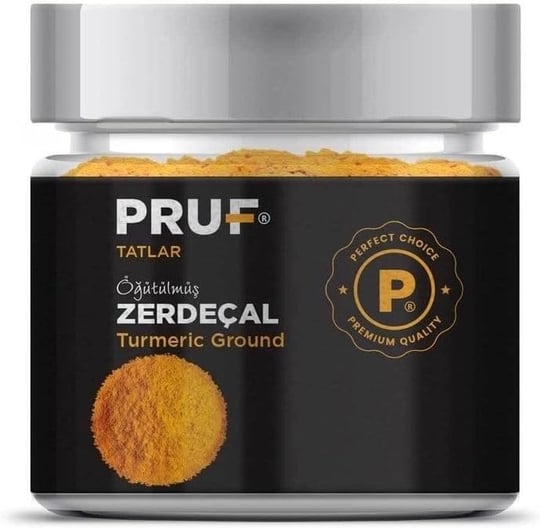 Pruf Zerdeçal Öğütülmüş 130 Gr. Cam Kavanoz