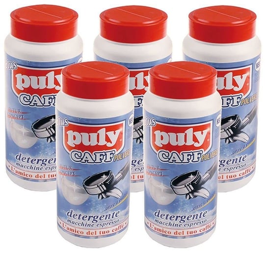 Puly CAFF 10.49 /kg kahve makinesi temizleyici, kahve yağ temizleyici artı, 5 adet, 900 g, toz halinde