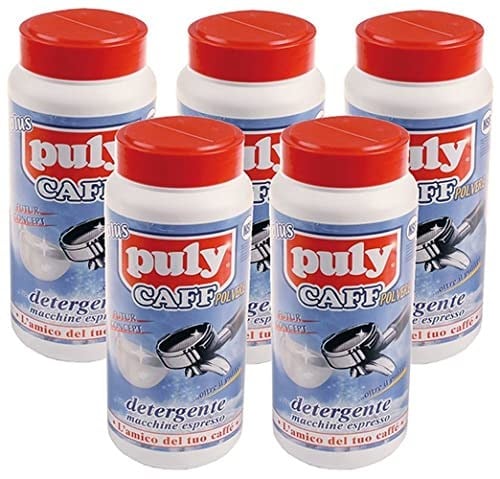 Puly CAFF 10.49 /kg kahve makinesi temizleyici, kahve yağ temizleyici artı, 5 adet, 900 g, toz halinde