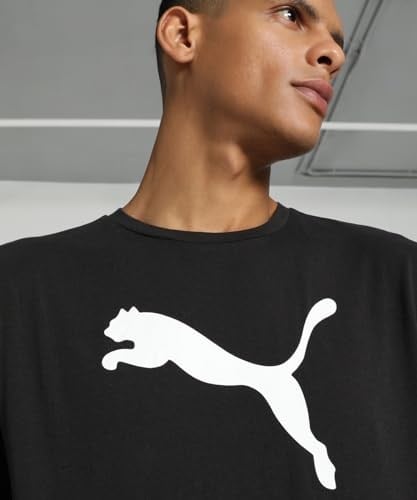 PUMA Erkek Teamrise Logo Jarse Pamuklu Tişört