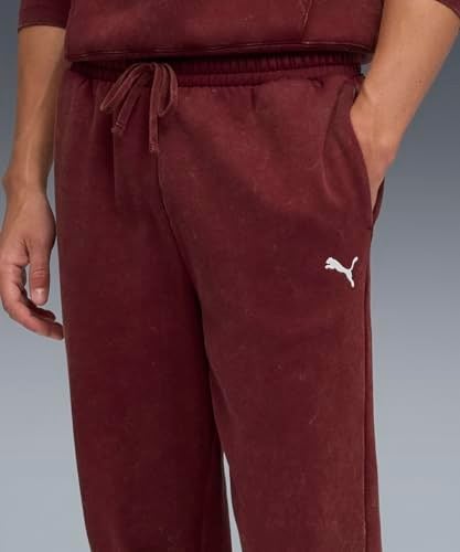 PUMA Ess Elevated Relaxed Wash Sweatpants Fl Örgü pantolon Erkek