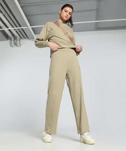 PUMA ESS ELEVATED Straight Pants Kumaş Pantolon Kadın
