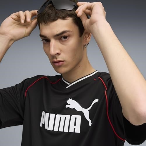 Puma ESS Football Jersey PUMA Black Formalar Erkek
