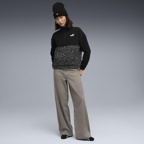 PUMA ESS GRAPHIC Animal Crew Crew Sweats Kadın