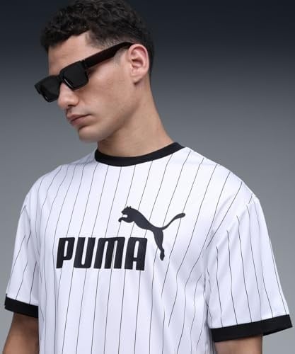 PUMA ESS Striped Jersey Forma Unisex Yetişkin