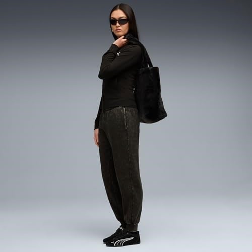 PUMA ESSENTIALS Elevated Comfort Kadın Eşofman Altı, PUMA Black, M