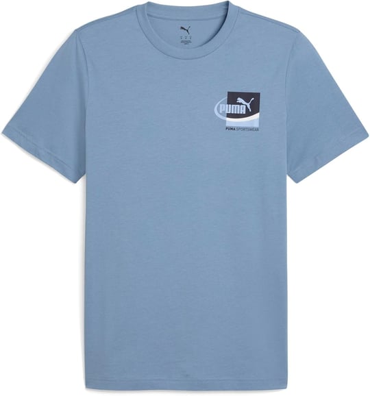 PUMA Graphic Small Box Tee Tees Üniseks Yetişkin