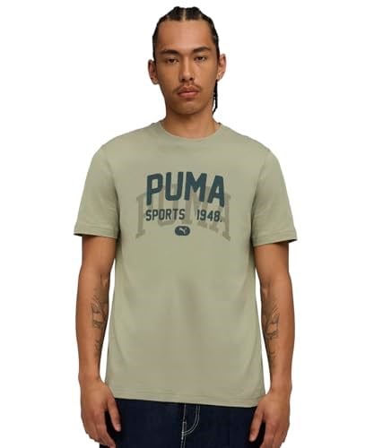 PUMA Graphic Varsity Tee Tees Üniseks Yetişkin