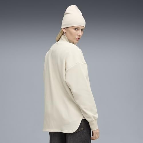 PUMA HER Half-Zip Winterized Crew Crew Sweats Kadın