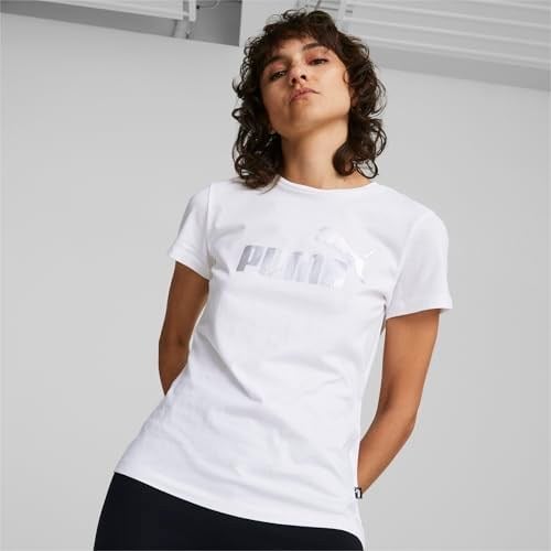 Puma Kadın ESS+ Metallic Logo Tee T-shirt