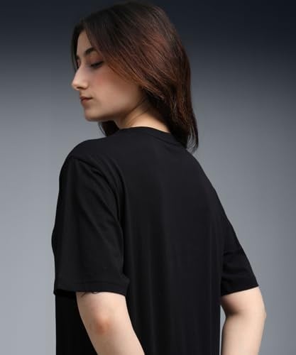 PUMA Kadın ESS NATURE 2.0 Relaxed Tee T-shirt PUMA Black S