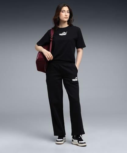PUMA Kadın ESS NATURE 2.0 Relaxed Tee T-shirt PUMA Black L