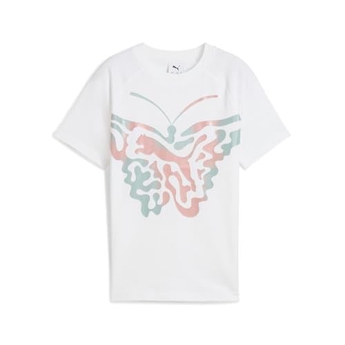PUMA Kids BUTTERFLY VIBE Genç Logolu Antrenman Tişörtü