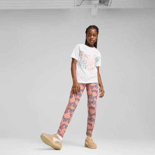 PUMA Kids BUTTERFLY VIBE Genç Logolu Antrenman Tişörtü