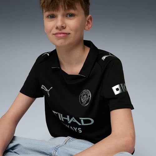 PUMA MCFC Away Replica Jr, Jerseys, Üniseks, Çocuk ve Genç