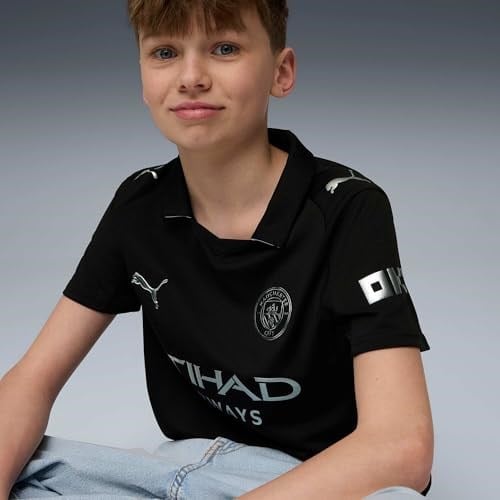 PUMA MCFC Away Replica Jr, Jerseys, Üniseks, Çocuk ve Genç