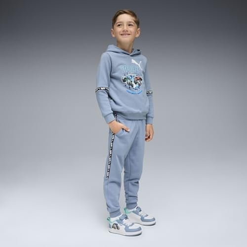 Puma Normal Paça Erkek Çocuk Eşofman Altı 63239734-Puma X Hot Wheels Sweatpan, Mavi, 2-3 Yaş