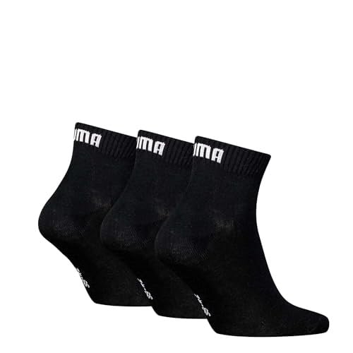 PUMA Plain Recycled Cotton Quarter Çorap Üniseks Yetişkin