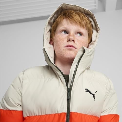 PUMA Poly Hooded Puffer Jacket Polyball Üniseks Yetişkin