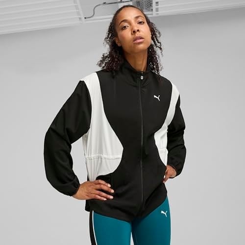 PUMA TRAINING WOVEN JACKET - LONG Mont Kadın
