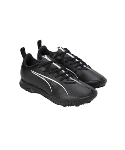 PUMA Ultra 5 Play TT Jr Futbol Ayakkabısı, Siyah Beyaz, 43 EU, Puma Black Puma White, 43 EU