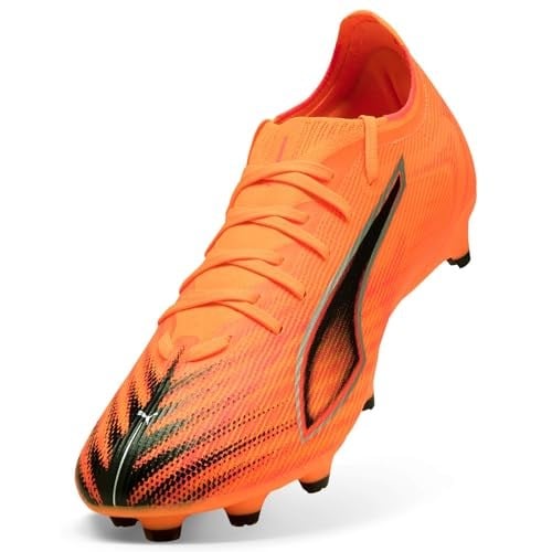 PUMA ULTRA 6 MATCH FG/AG Ultra Mavi-PUMA Whit üniseks-yetişkin Ayakkabı