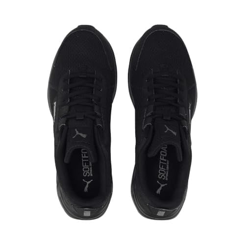 PUMA Üniseks Space Runner Alt Sokak Koşu Ayakkabısı, Puma Siyah Ultra Gri, 37 EU