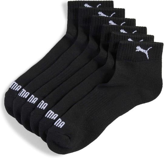 Puma Unisex Cushioned Quarter Socken (3er Pack)