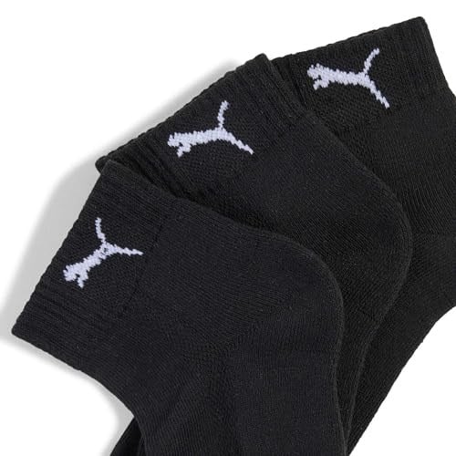 Puma Unisex Cushioned Quarter Socken (3er Pack)