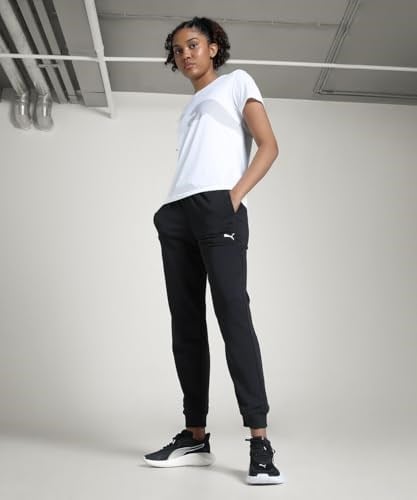 PUMA Unisex W Tad Essential Ft Jogger örgü pantolon (tekli paket)