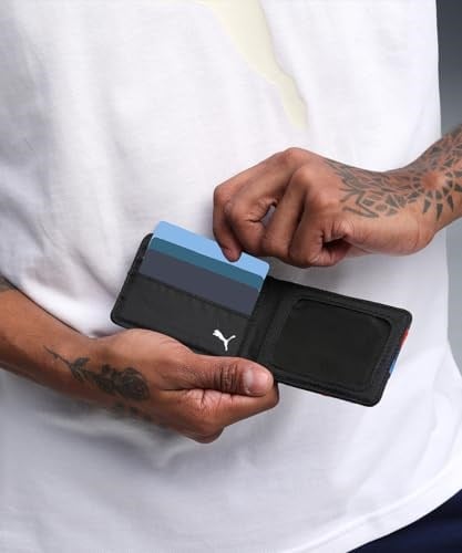 PUMA Unisex Yetişkin BMW MMS Small Wallet Cüzdan PUMA Black Tek Beden