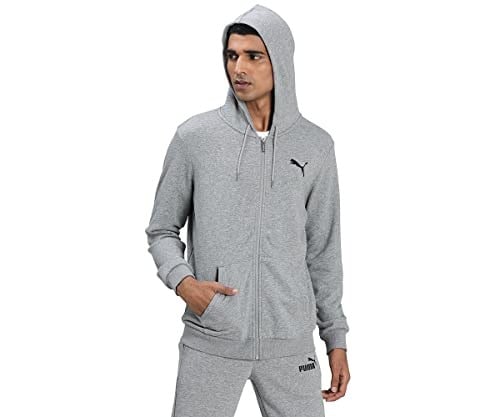 Puma Unisex Yetişkin ESS Small Logo FZ Hoodie Kapüşonlu Sweatshirt