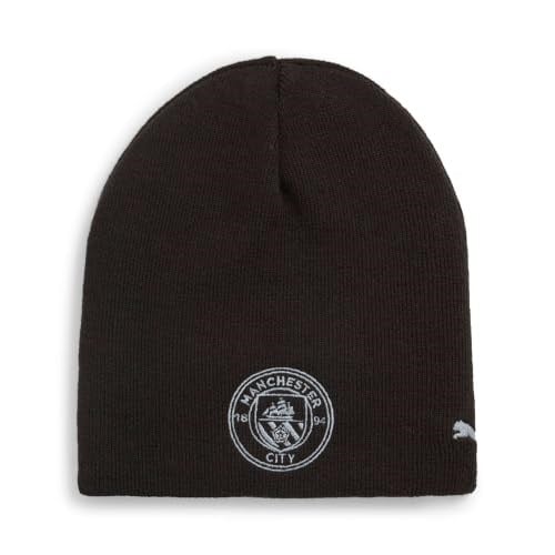 PUMA Unisex Yetişkin MCFC Reversible Beanie Şapka PUMA Black-PUMA Silver Tek Beden