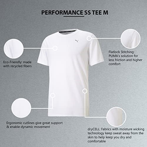 Puma Unisex Yetişkin PERFORMANCE SS TEE M T-shirt