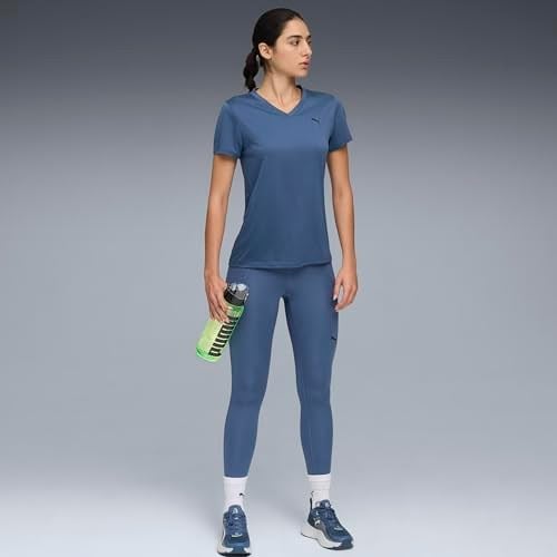 PUMA W TAD ESSENTIAL VNECK Tee Tişört Kadın