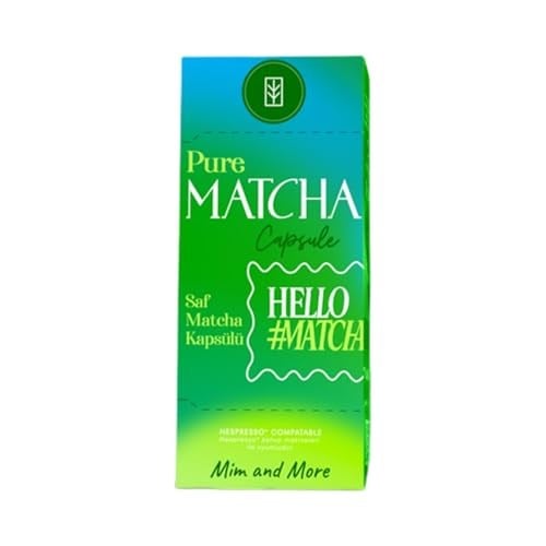 Pure Matcha Kapsül – Nespresso Uyumlu Saf Matcha Tozu, 10lu Paket