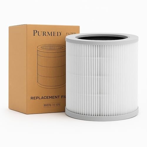 Purmed Xiaomi Smart Air Purifier 4 Compact Uyumlu HEPA Filtre | Yüksek Verimli Yedek Filtre | PM2.5, Polen, Toz ve Alerjen Giderici | 4 Compact Hepa Filter