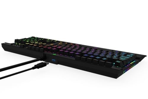 Pusat K3 Pro RGB Mekanik Türkçe Kablolu Oyuncu Klavyesi