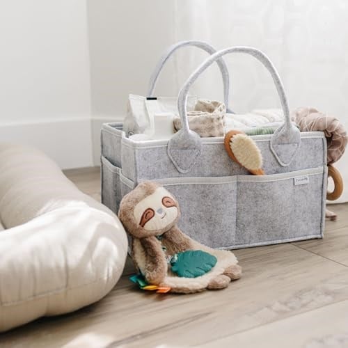 PUTSKA Bebek Bezi Caddy Organizatör Kreş Sepeti - Bebek Sepeti Bebek Duş Listesi İçin Hediye Kaydı. Bebeğin Temel Olması Gerekenler. Yeni Doğan Erkek Çocuk Odası Dekoru veya Kız Çocuk Odası Dekoru