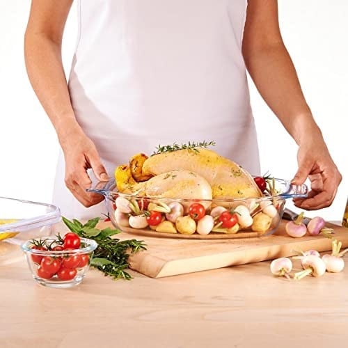 Pyrex - Karşı konulmaz - Dikdörtgen cam pişirme kalıbı, şeffaf, 31 x 20 cm