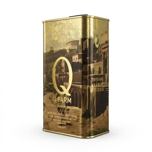 Q FARM DOGRU HASAT ZEYTINYAGI TENEKE 1000 ML
