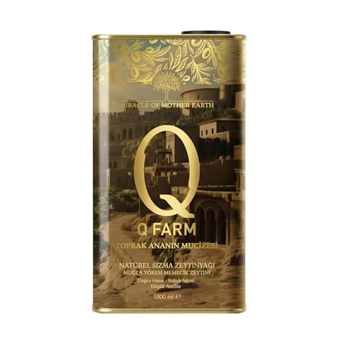 Q FARM DOGRU HASAT ZEYTINYAGI TENEKE 1000 ML